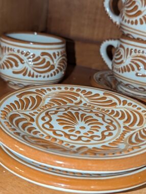 Talavera Cup And Saucer Set